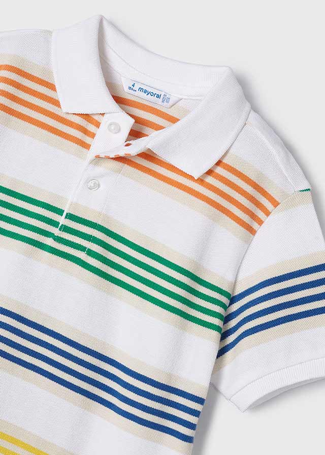 Polo rayas Better Cotton niño