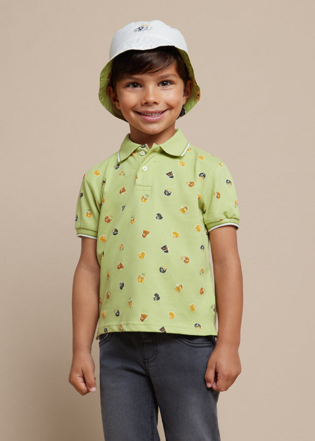 Polo estampado Better Cotton niño