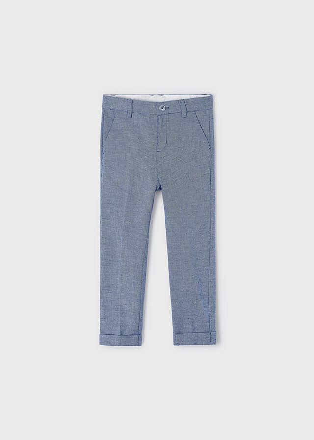 Pantalón chino tailoring lino niño