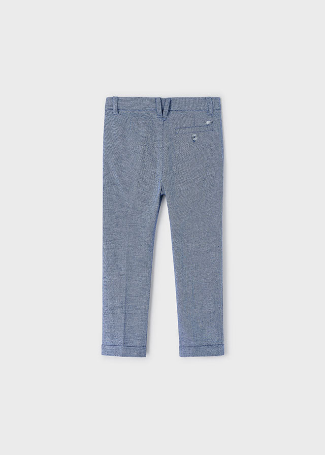 Pantalón chino tailoring lino niño