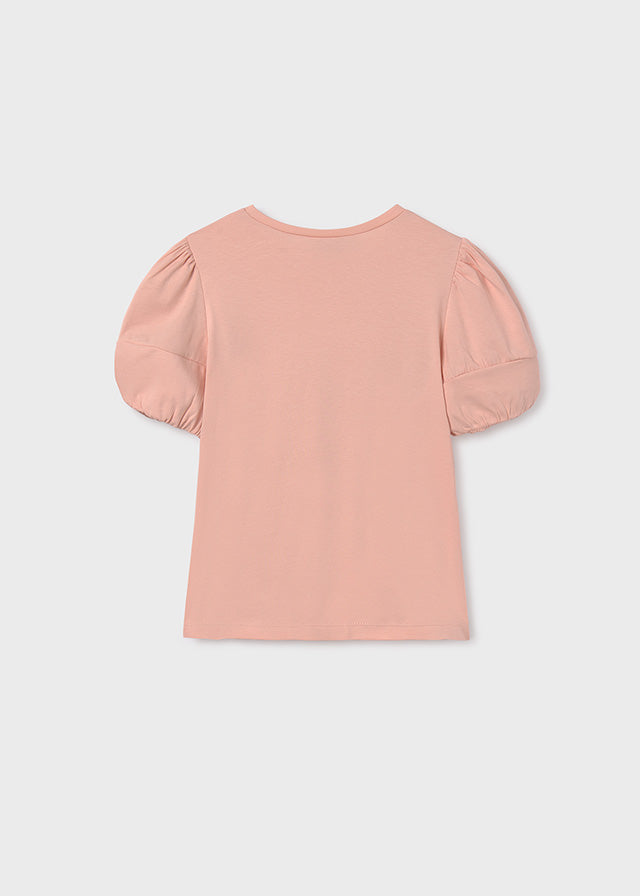 Playera aplique Better Cotton chica