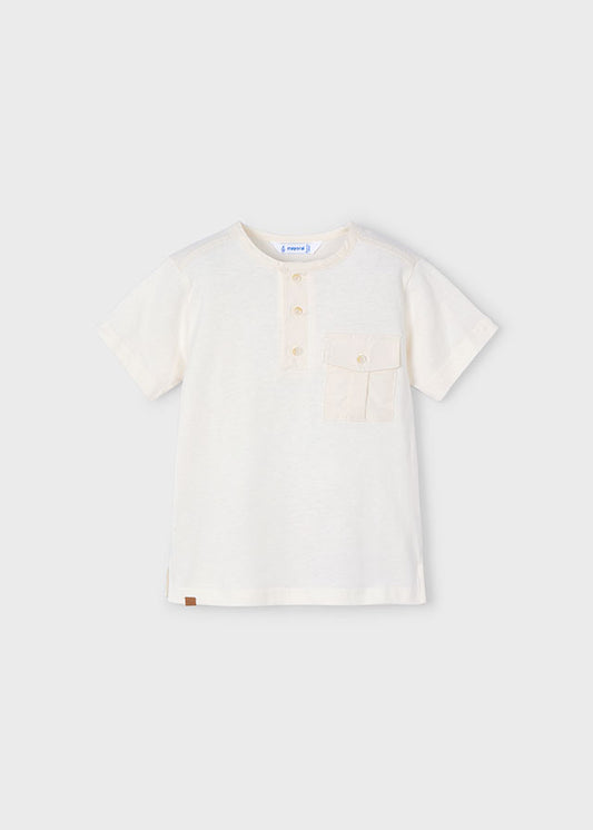 Playera cuello redondo niño