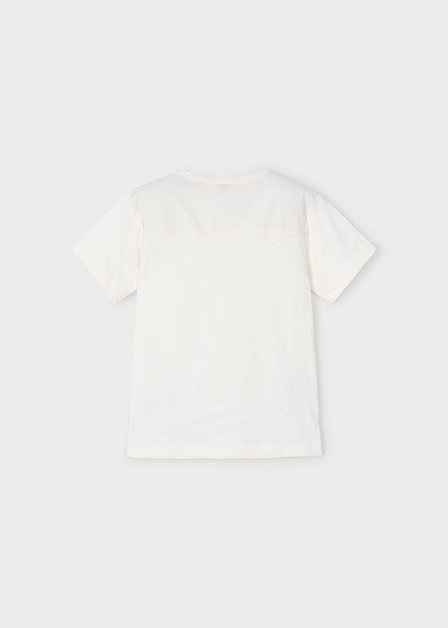 Playera cuello redondo niño