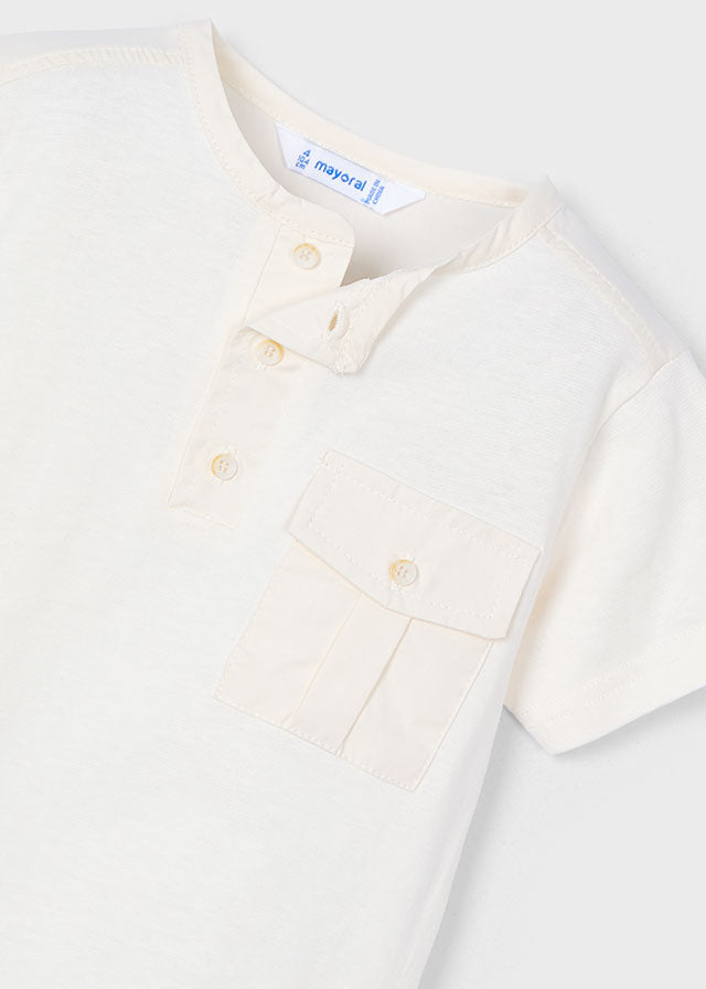Playera cuello redondo niño