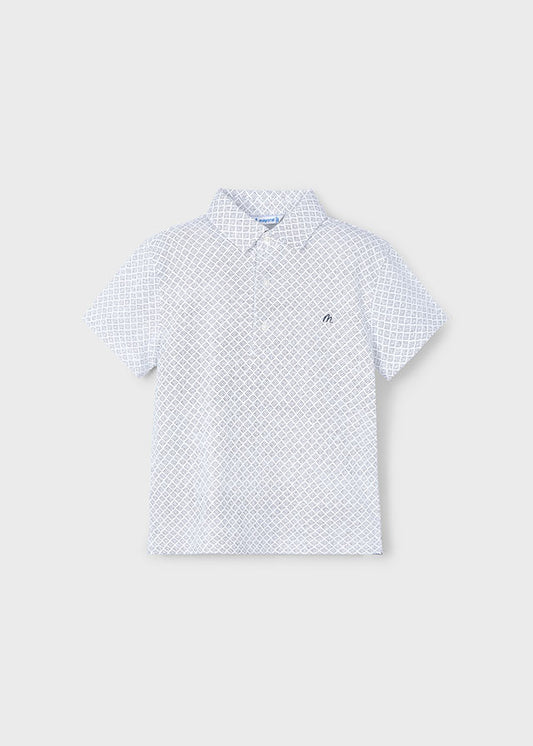 Polo estampado geométrico niño