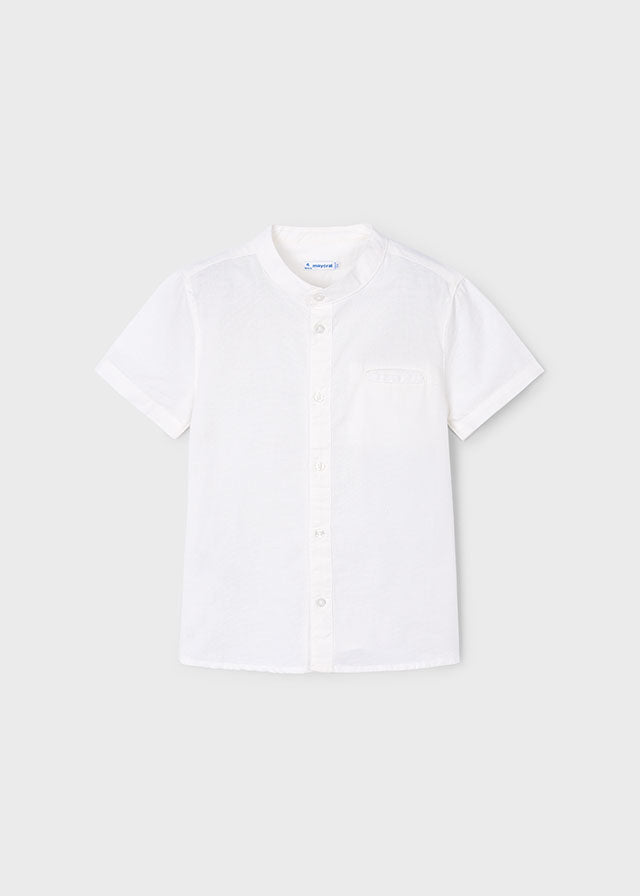 Camisa cuello mao con lino niño