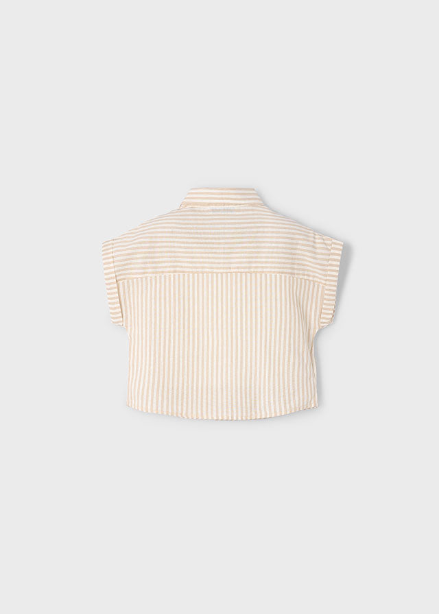 Blusa con top rayas niña