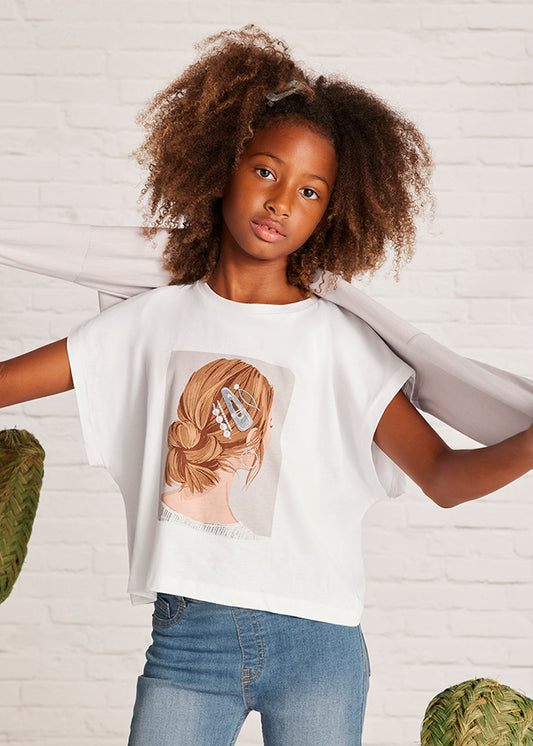 Playera con pinza chica