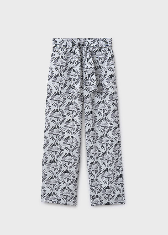Pantalón estampado chica