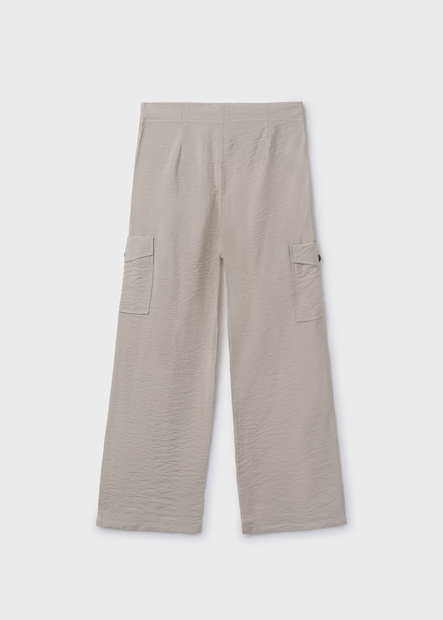 Pantalón cargo fluido chica