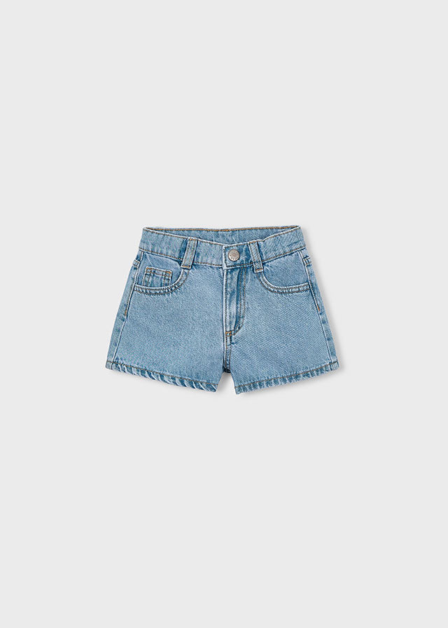 Short de mezclilla básico niña