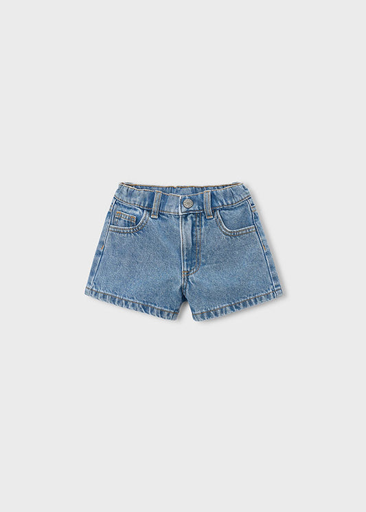 Short de mezclilla básico niña