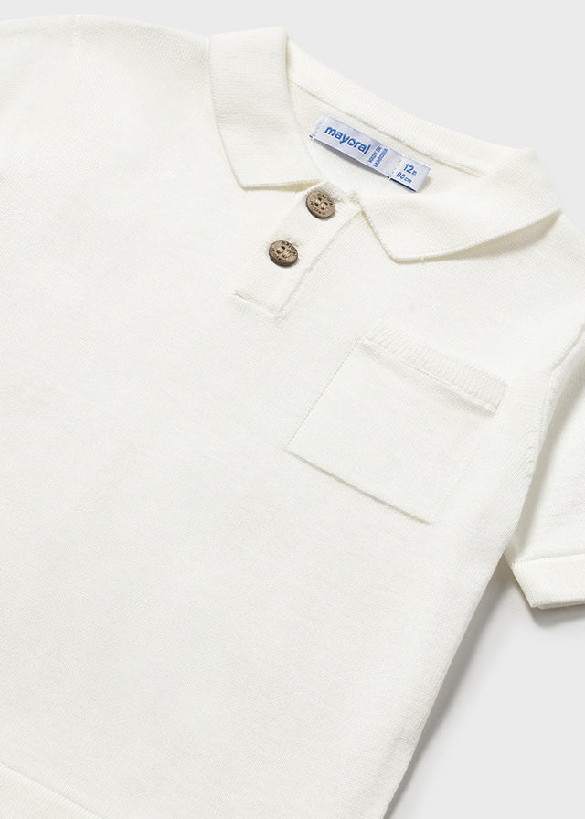 Polo tricot bebé
