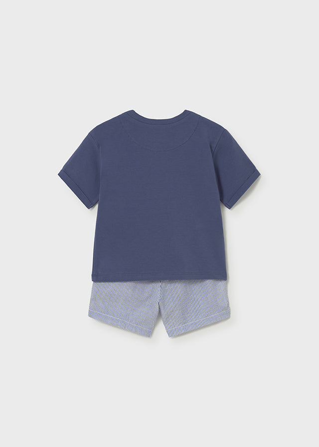 Conjunto bermuda y playera bebé