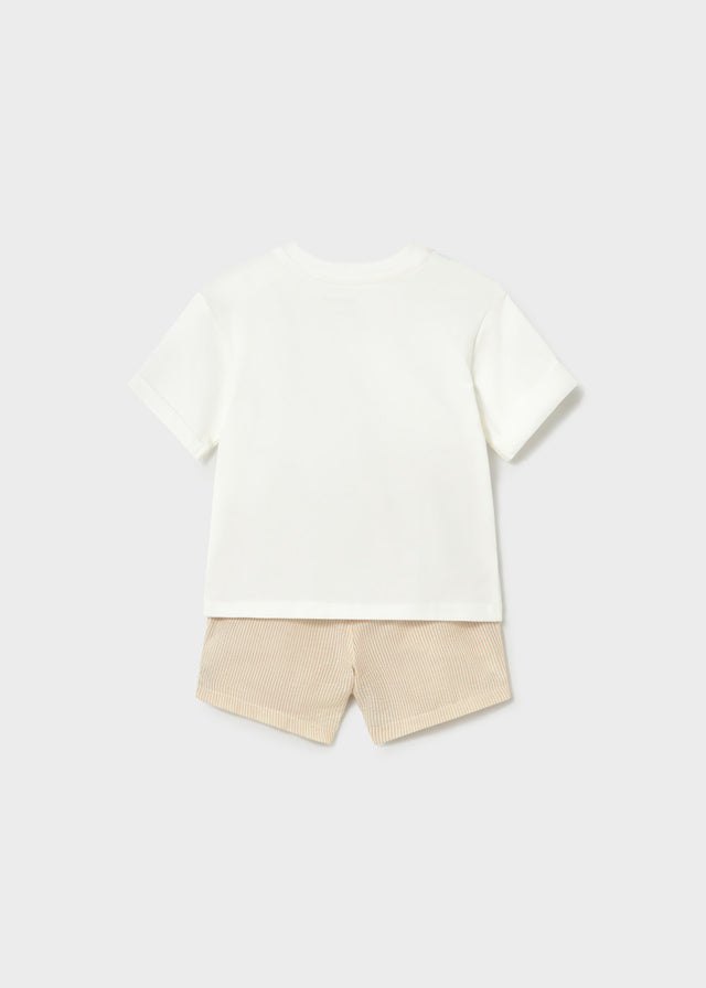 Conjunto bermuda y playera bebé