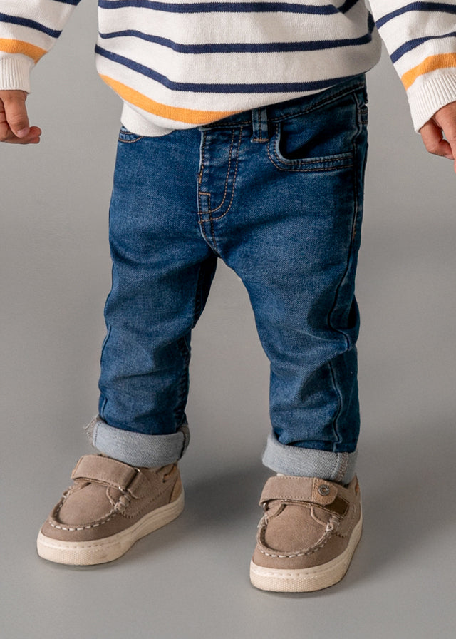 Pantalón de mezclilla ajustado bebé