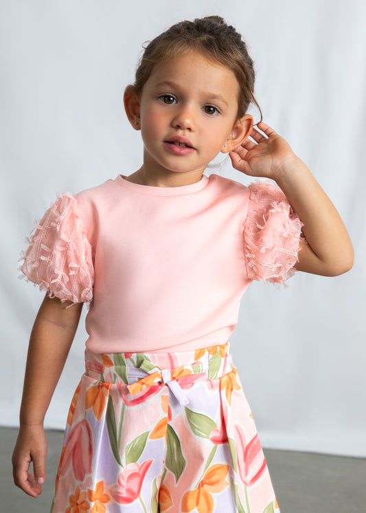 Playera tul niña
