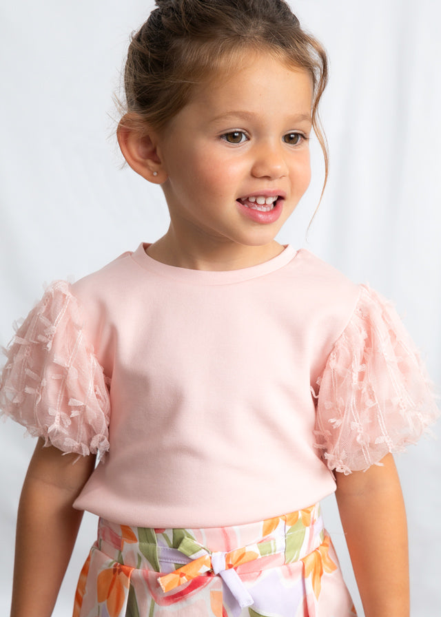 Playera tul niña