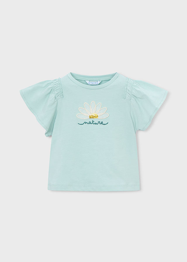 Playera aplique niña