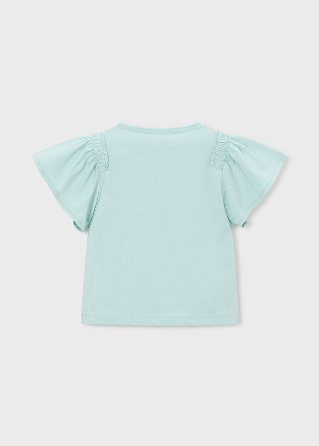 Playera aplique niña