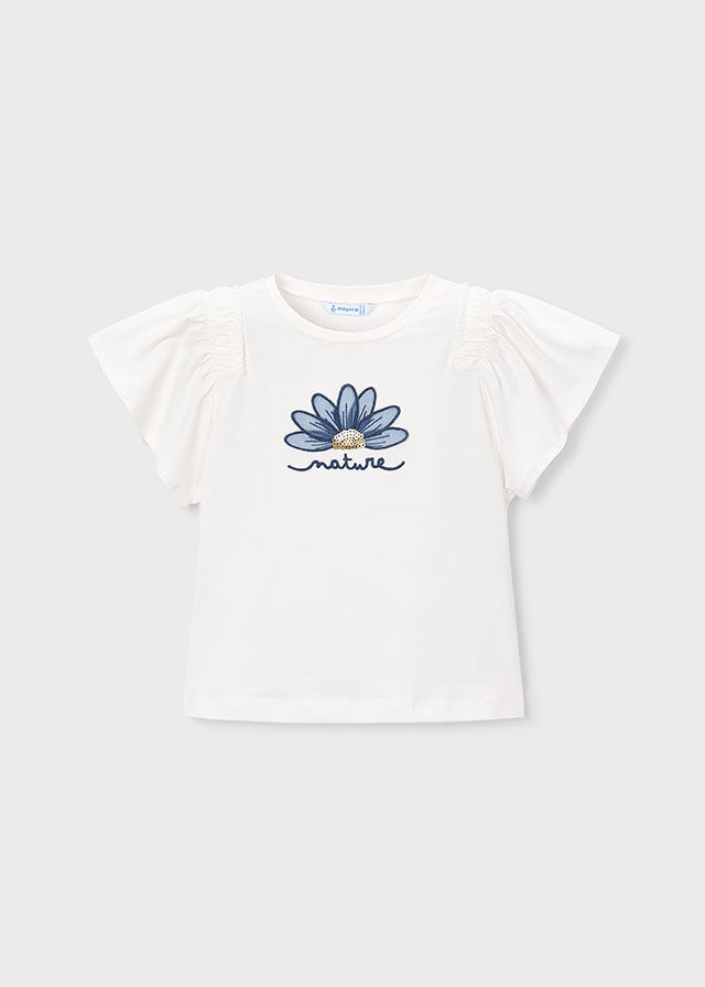 Playera aplique niña