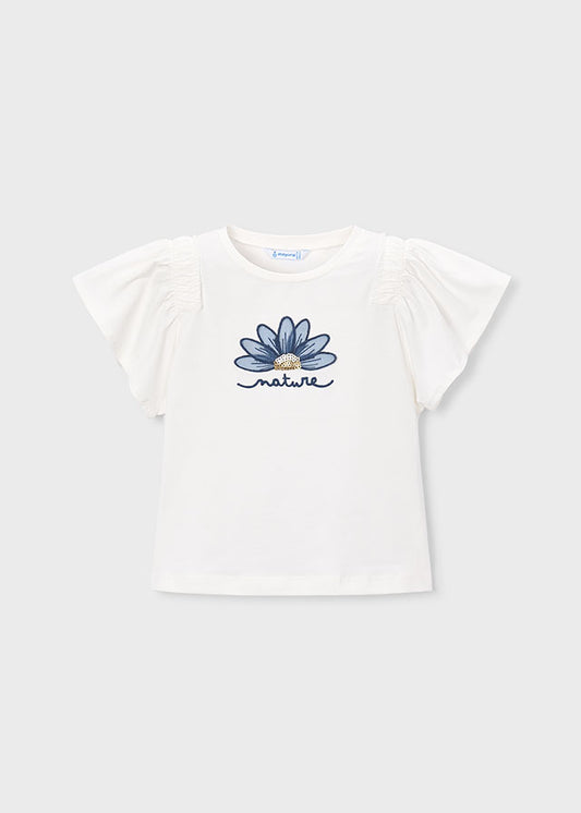 Playera aplique niña
