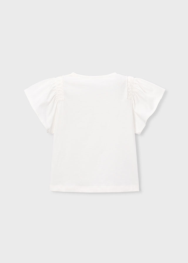 Playera aplique niña