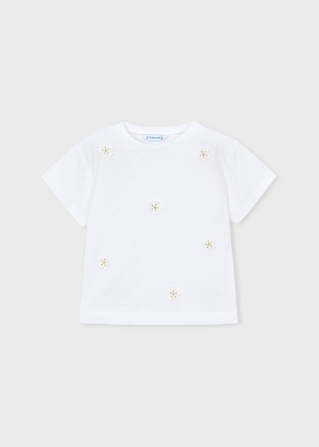 Playera aplique niña