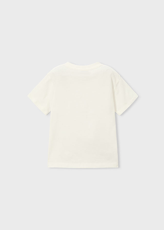 Playera estampado mono surf niño