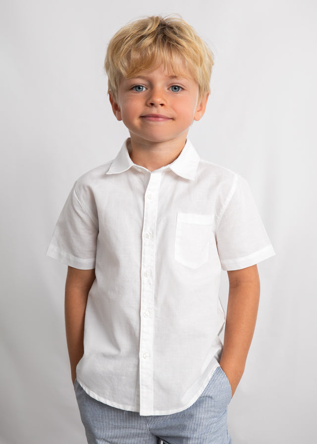 Camisa con lino niño