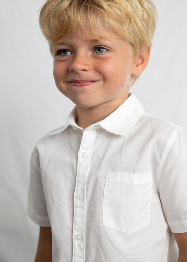 Camisa con lino niño