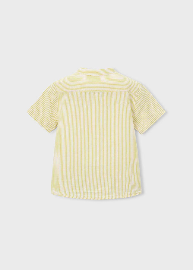 Camisa cuello mao con lino niño