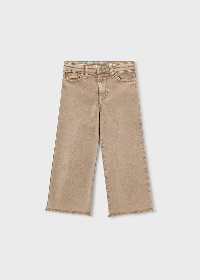 Pantalón sarga wide leg niña