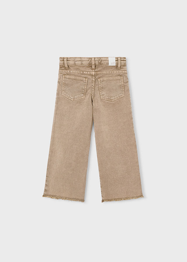 Pantalón sarga wide leg niña