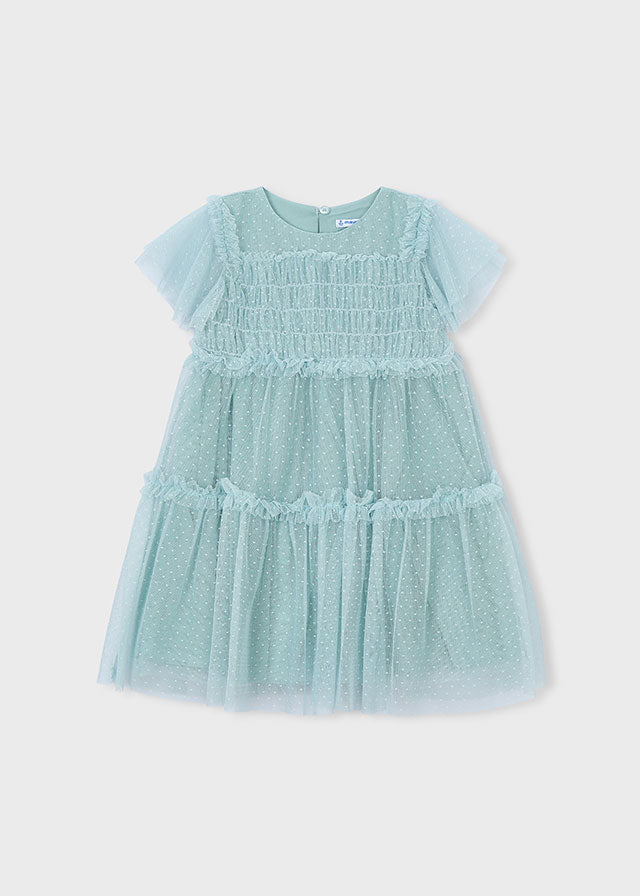 Vestido tul plumeti niña