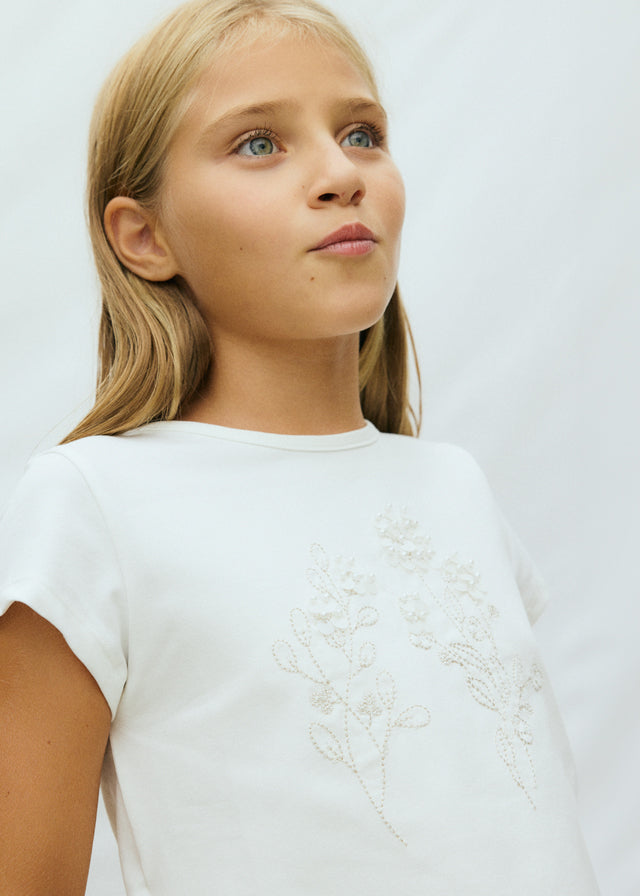 Playera con lino chica