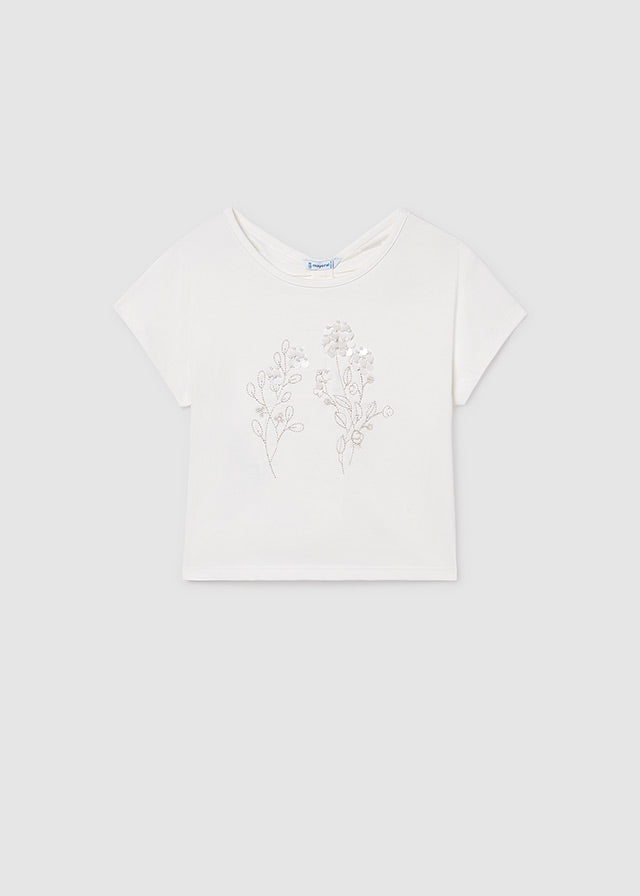 Playera con lino chica