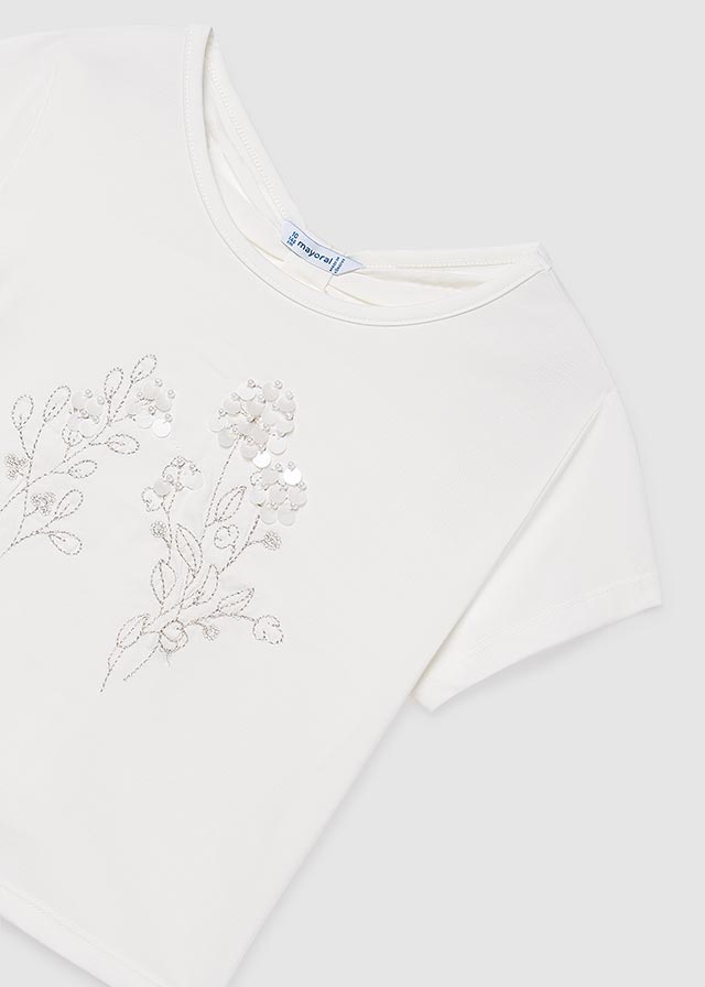 Playera con lino chica