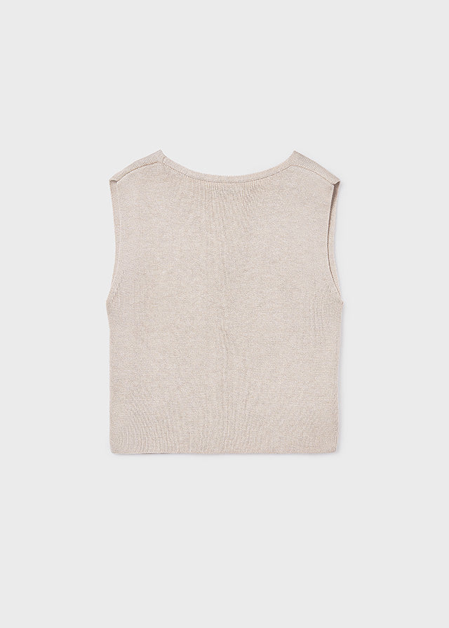 Top tricot chica