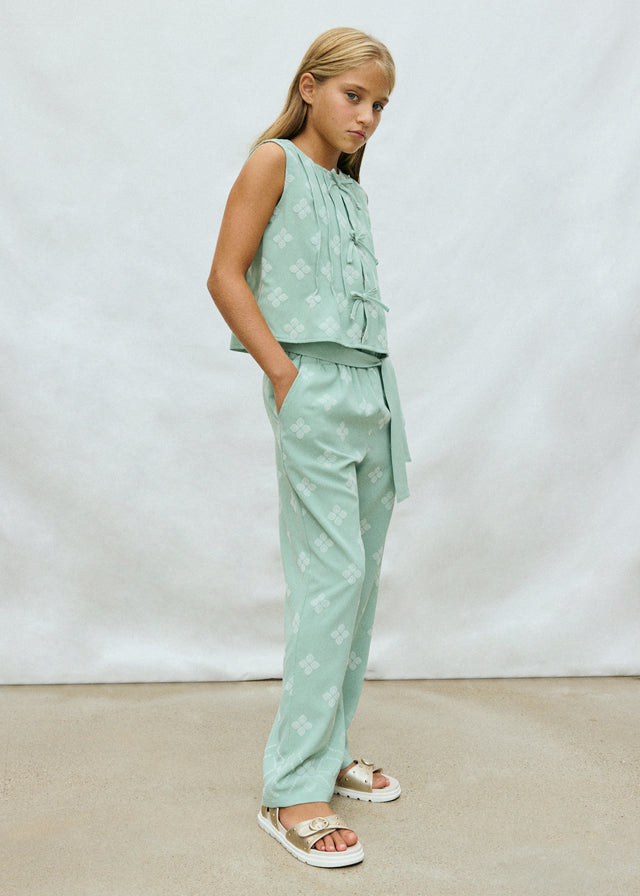 Top estampado chica