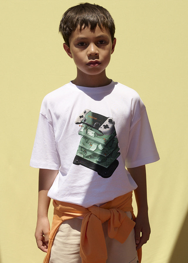 Playera serigrafía chico