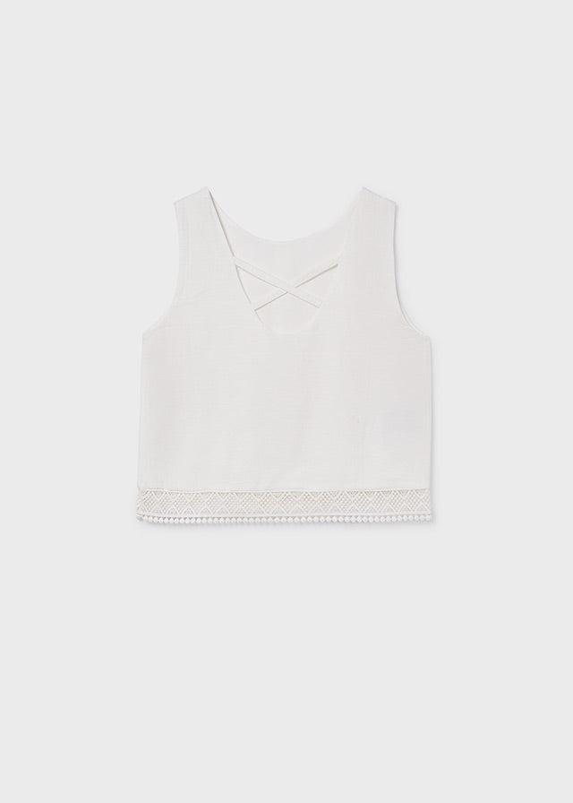 Blusa cinta bordada chica