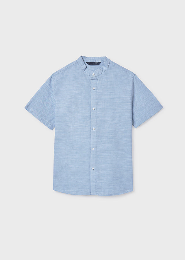 Camisa cuello mao chico