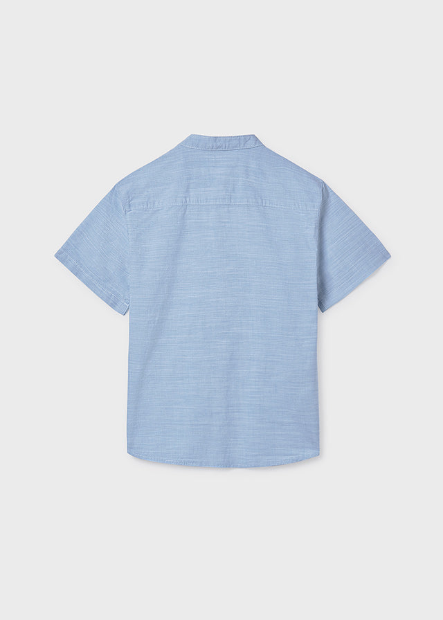 Camisa cuello mao chico