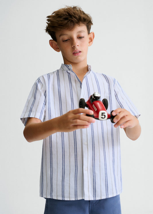 Camisa cuello mao chico