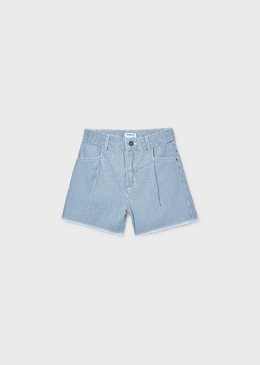 Short de mezclilla rayas chica