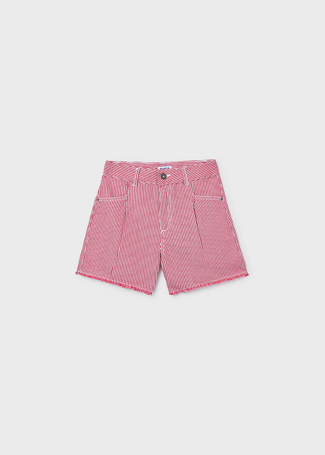 Short de mezclilla rayas chica