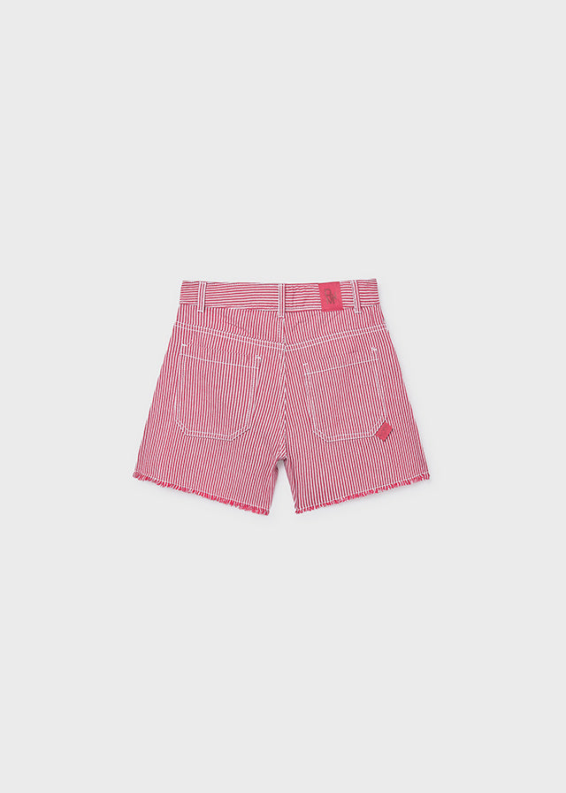 Short de mezclilla rayas chica