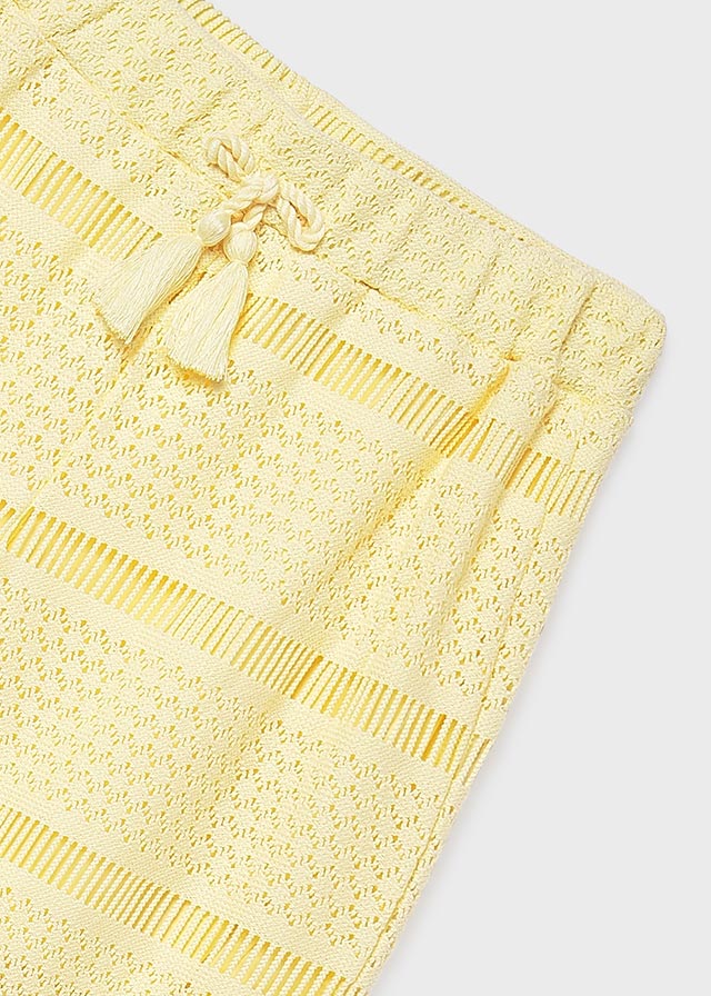 Pantalón largo crochet chica