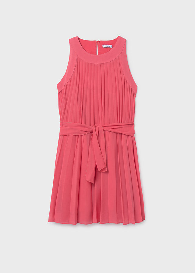 Vestido plisado chica